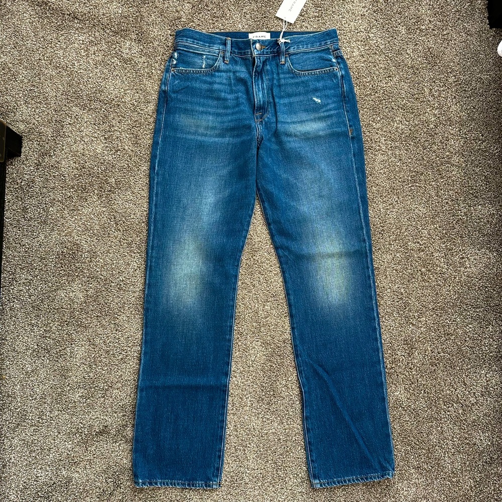 FRAME womens straight leg jeans size 28. Brand new